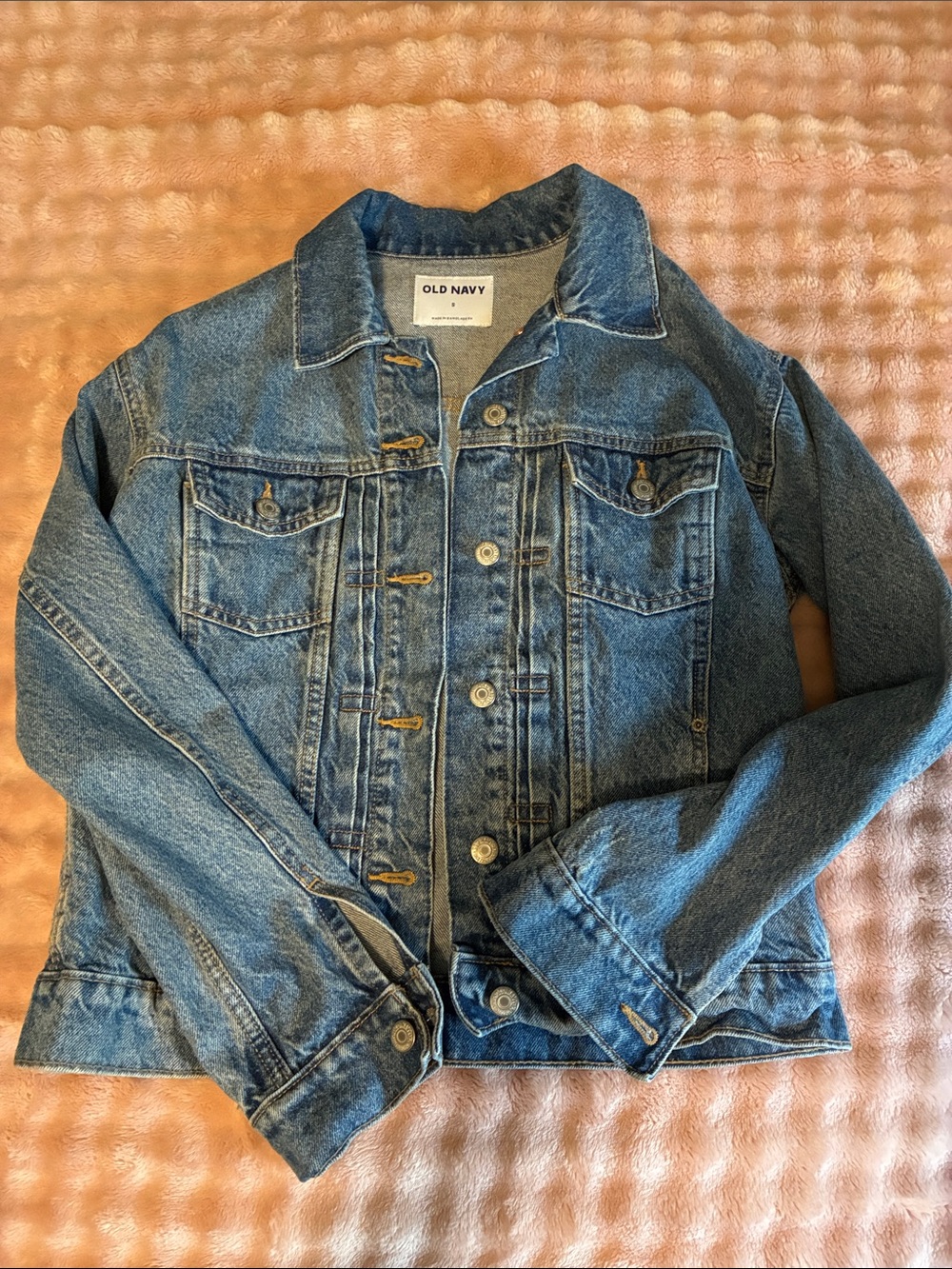 Old Navy Blue Denim Jean Jacket - Women's